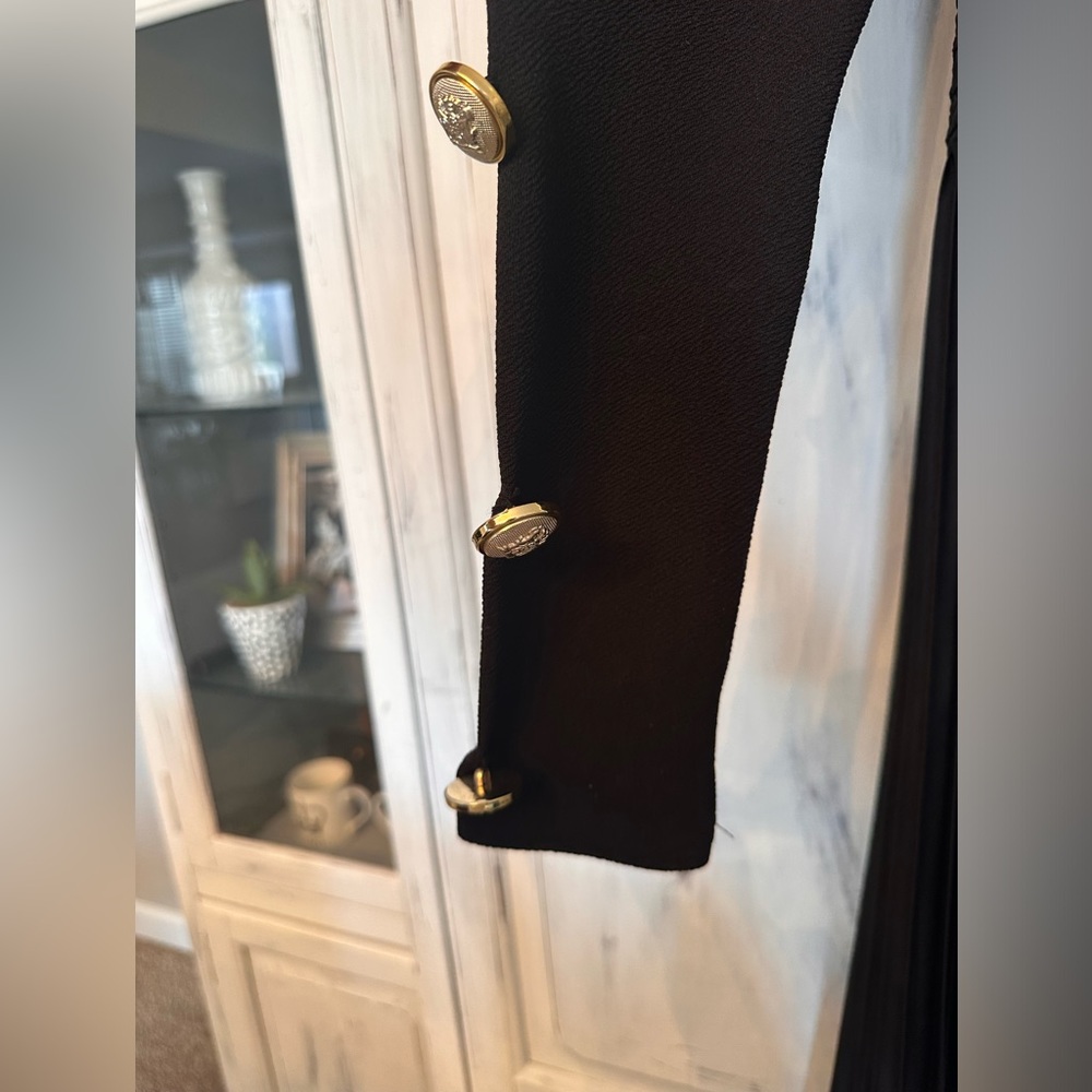 COPY - Black Patchwork Scrappy Dress - Picture 4 of 8